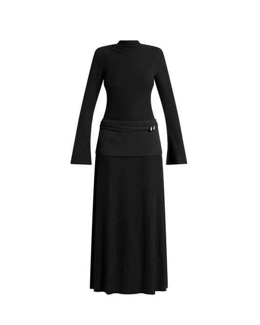 Noir Poise Dress